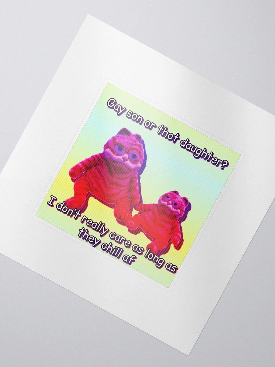 Gay son or thot daughter sticker product image (2)