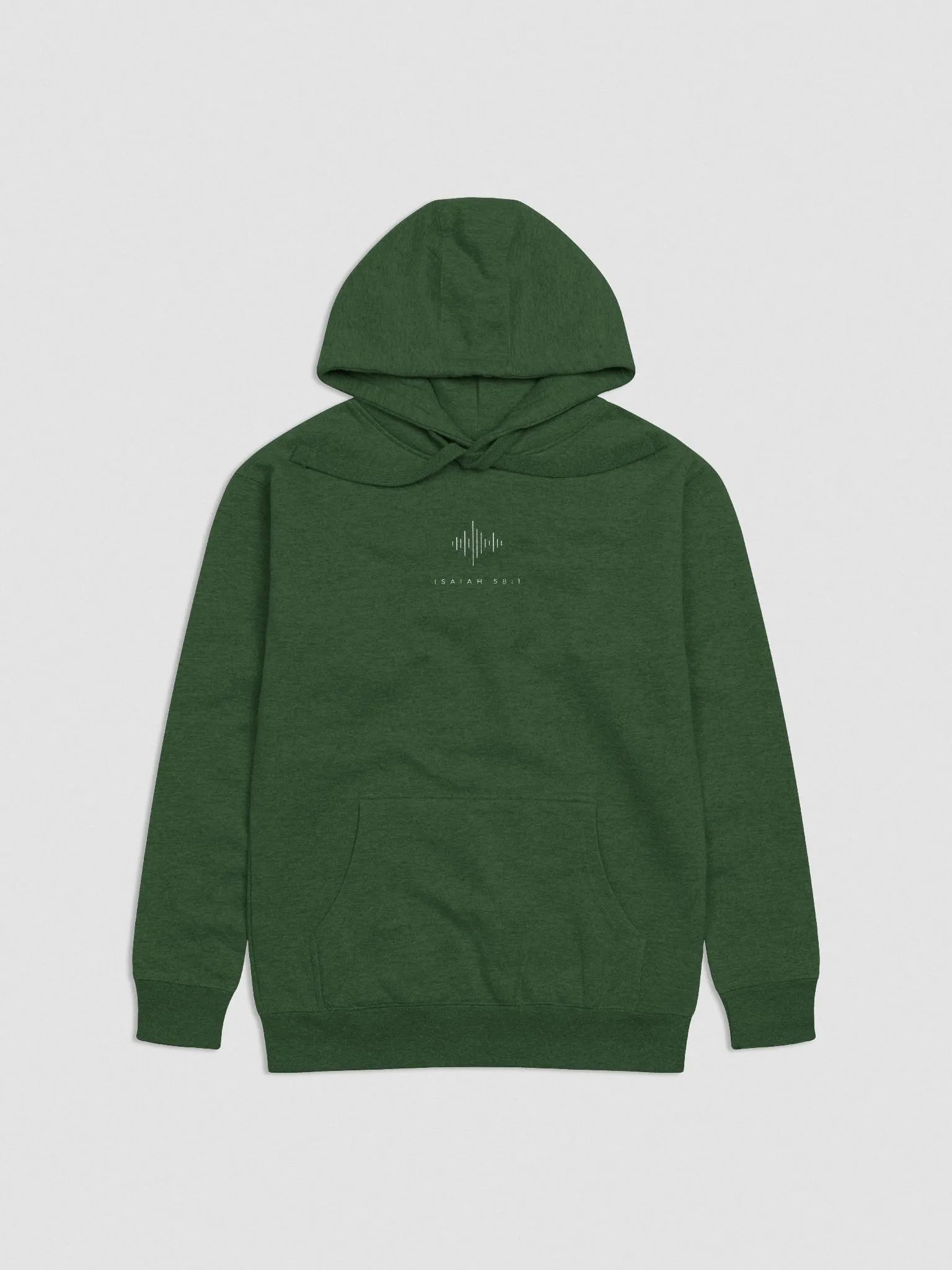 Isaiah 58:1 Unisex Embroidered Hoodie product image (4)