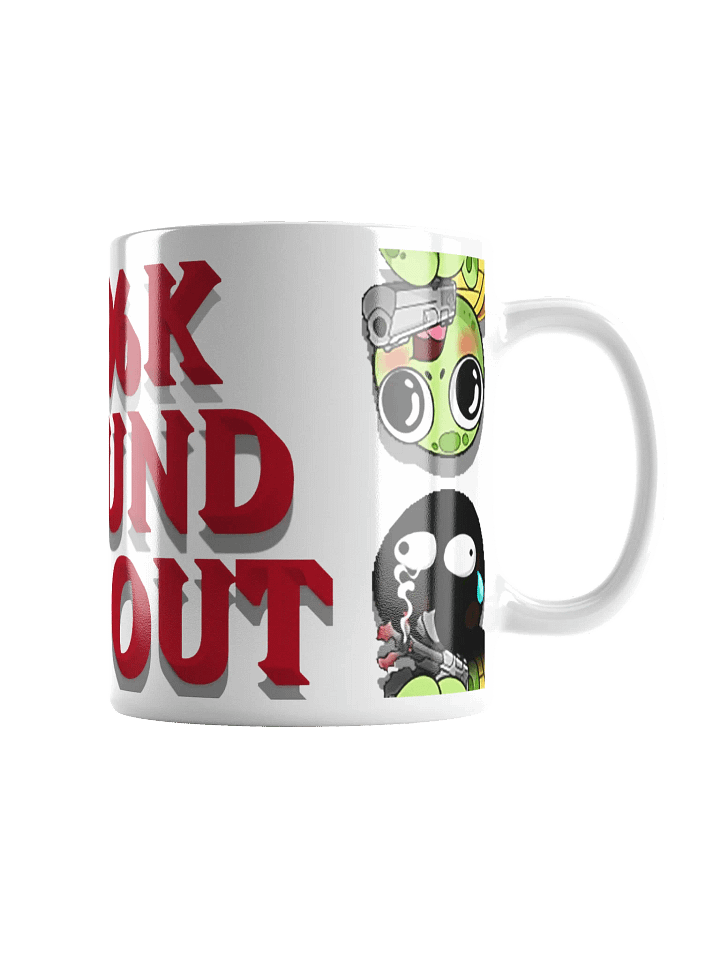 WOMBLE'S F AROUND WHITE MUG product image (2)