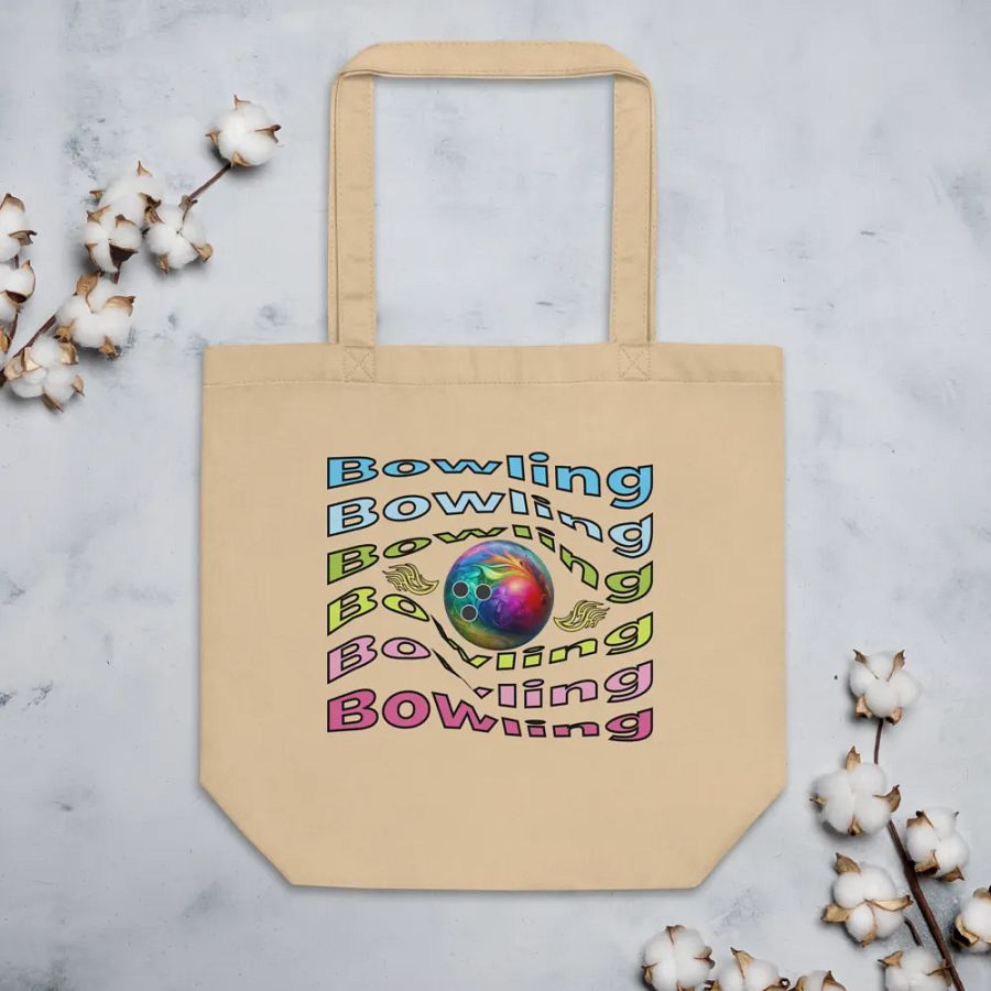 Bowling Swirl Bonanza Tote Bag product image (3)