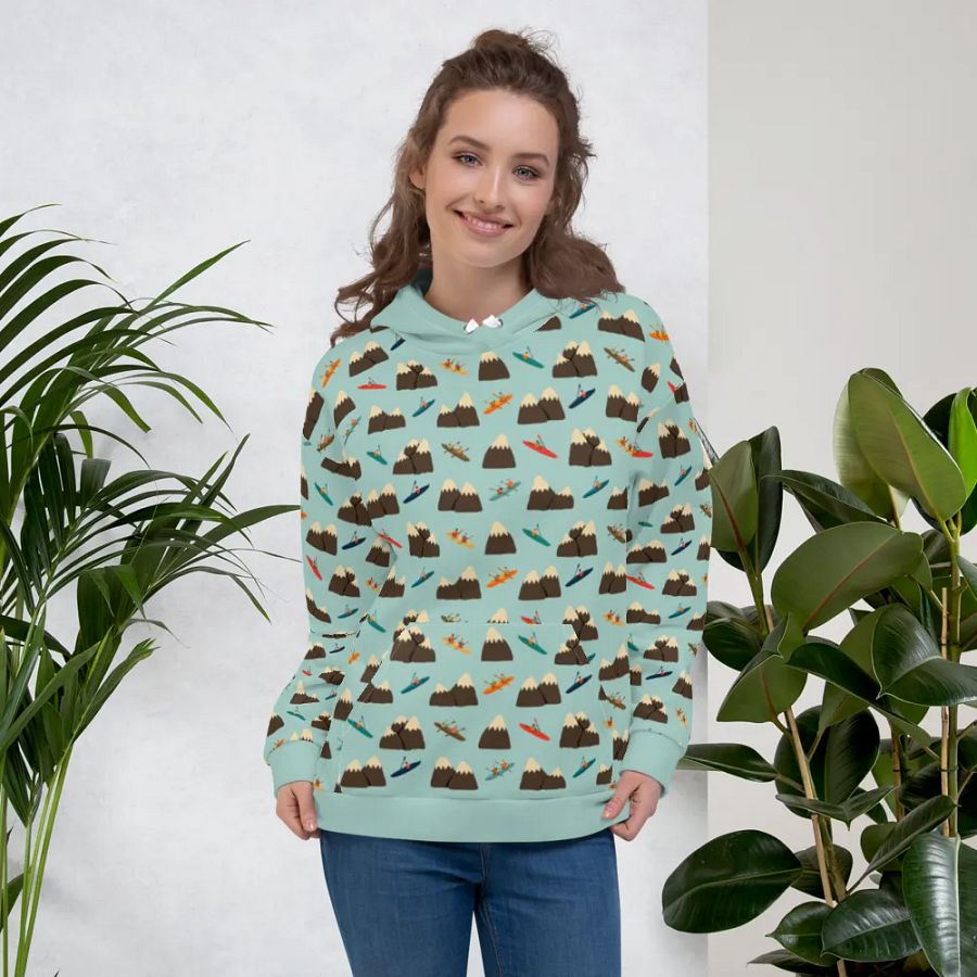 Paddling Peaks - All Over Hoodie product image (4)