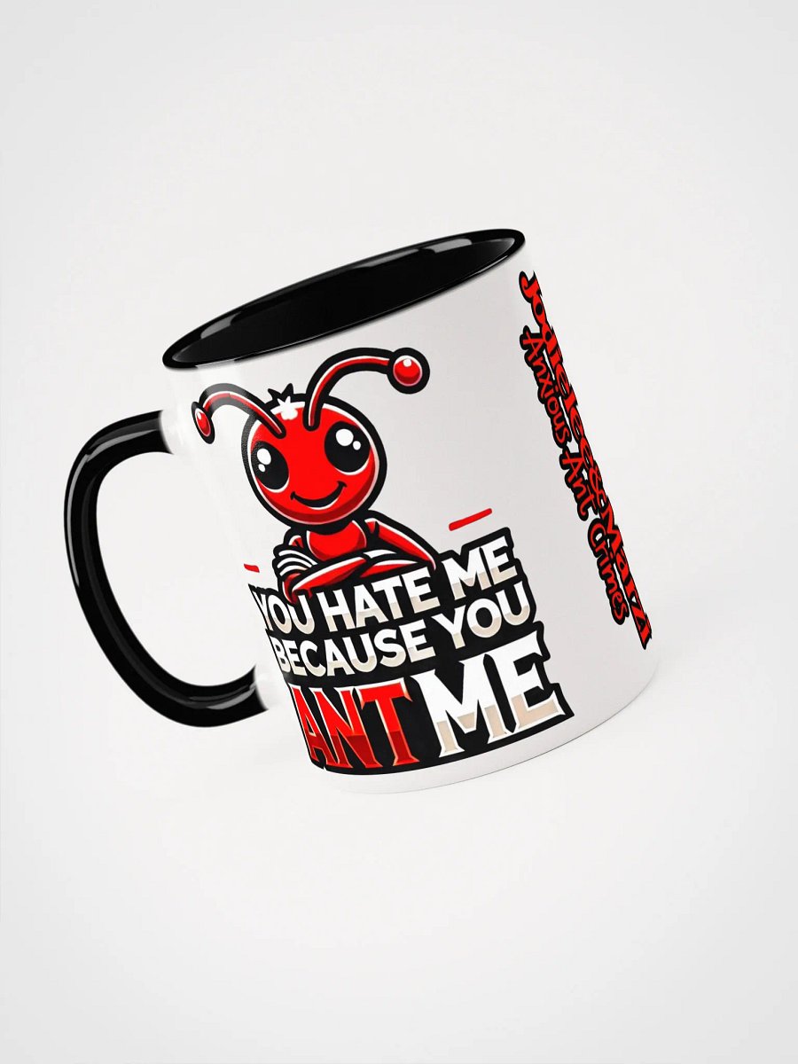 "Because you ANT me" Red ANT Mug --- Double Image product image (2)