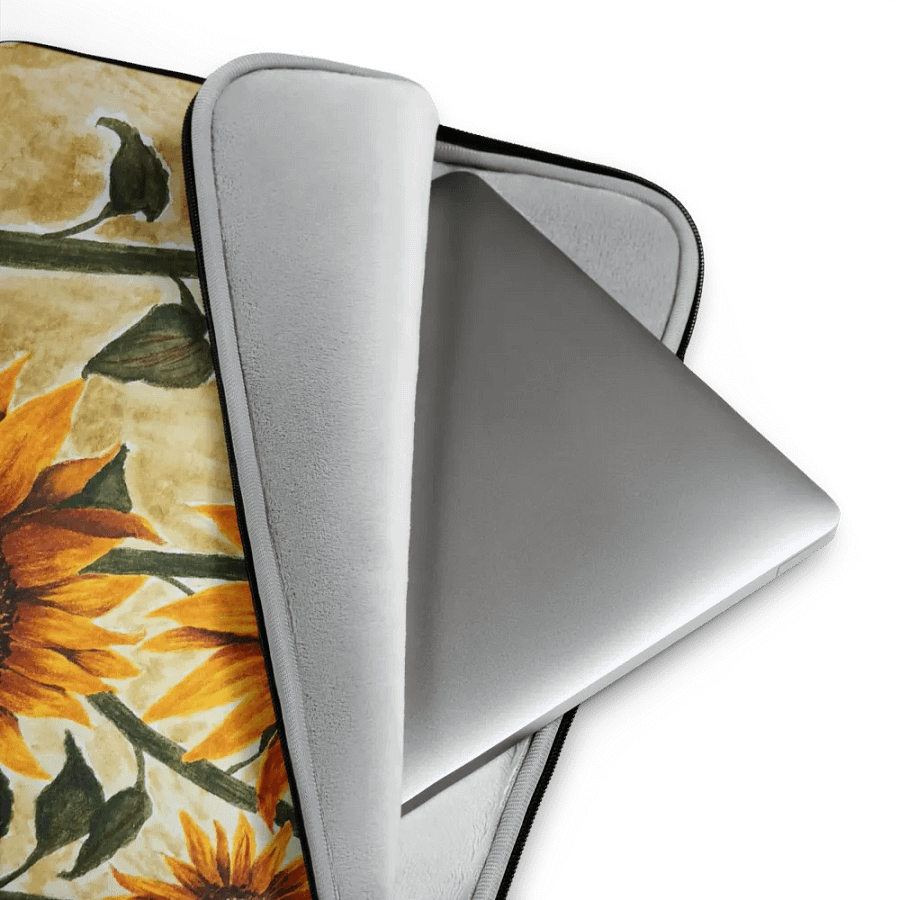 SUNFLOWERS laptop sleeve product image (3)