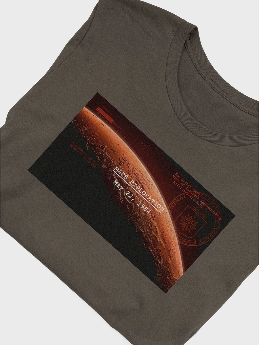 CIA Mars Exploration Document Unclassified T-Shirt product image (7)
