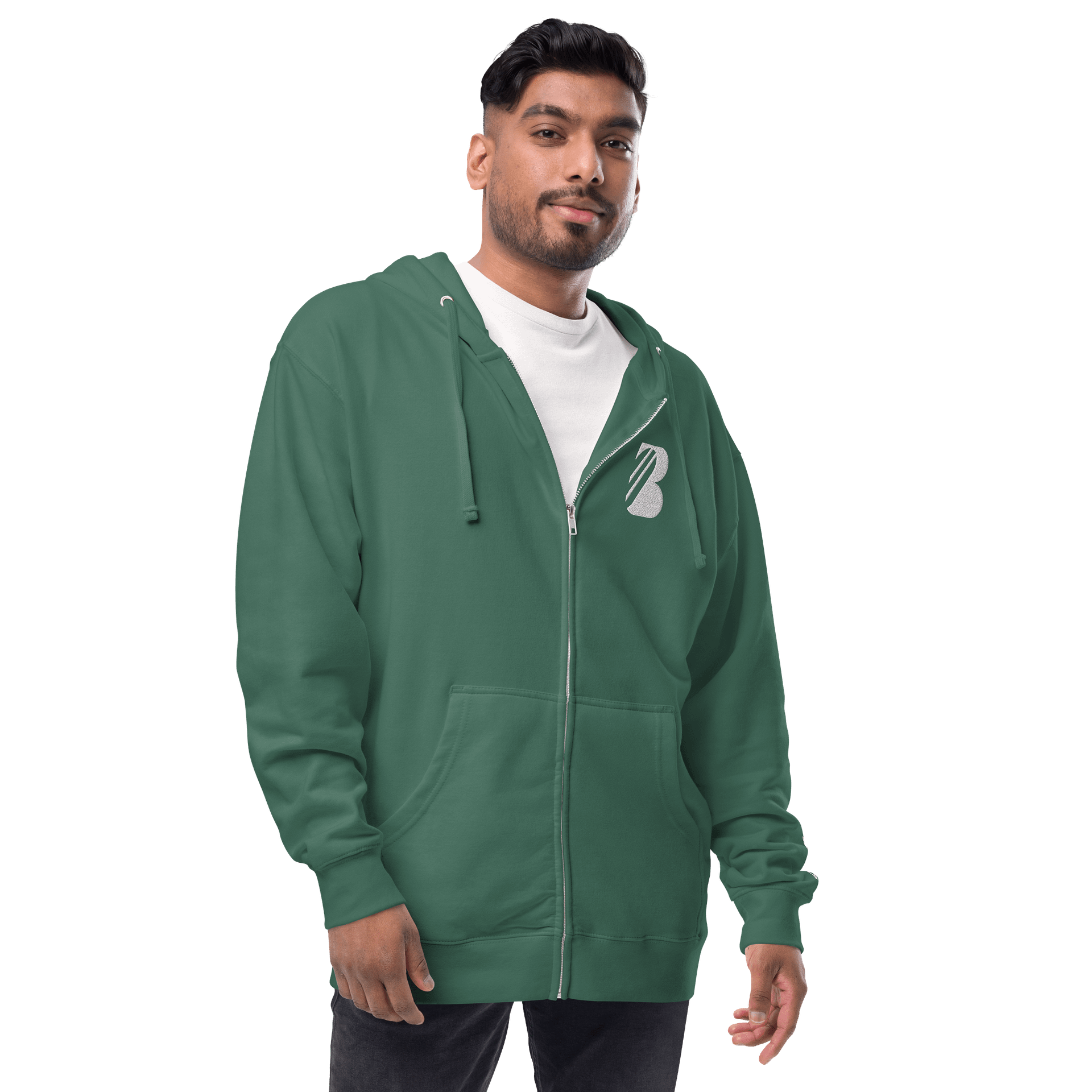 BMcG Zip Up Hoodie | Embroidered Logo product image (10)