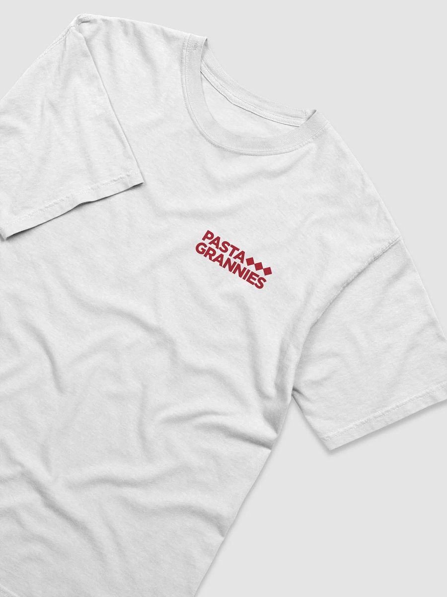 Pasta Grannies T-shirt with Sun Design on the Back product image (3)