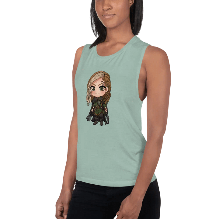 Queen Alpha Jen Character Womens Flowy Tank Top product image (2)