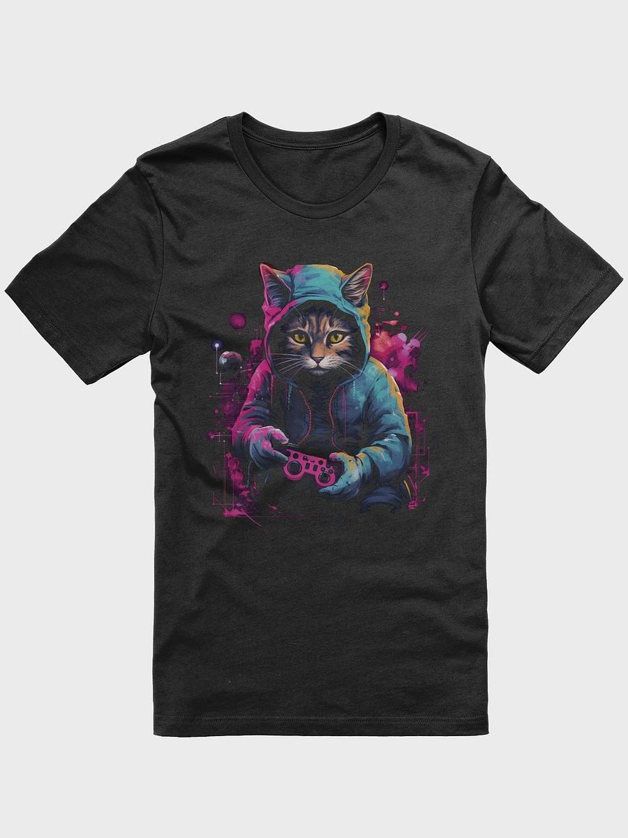 Gamer Cat Hoodie T-Shirt product image (1)