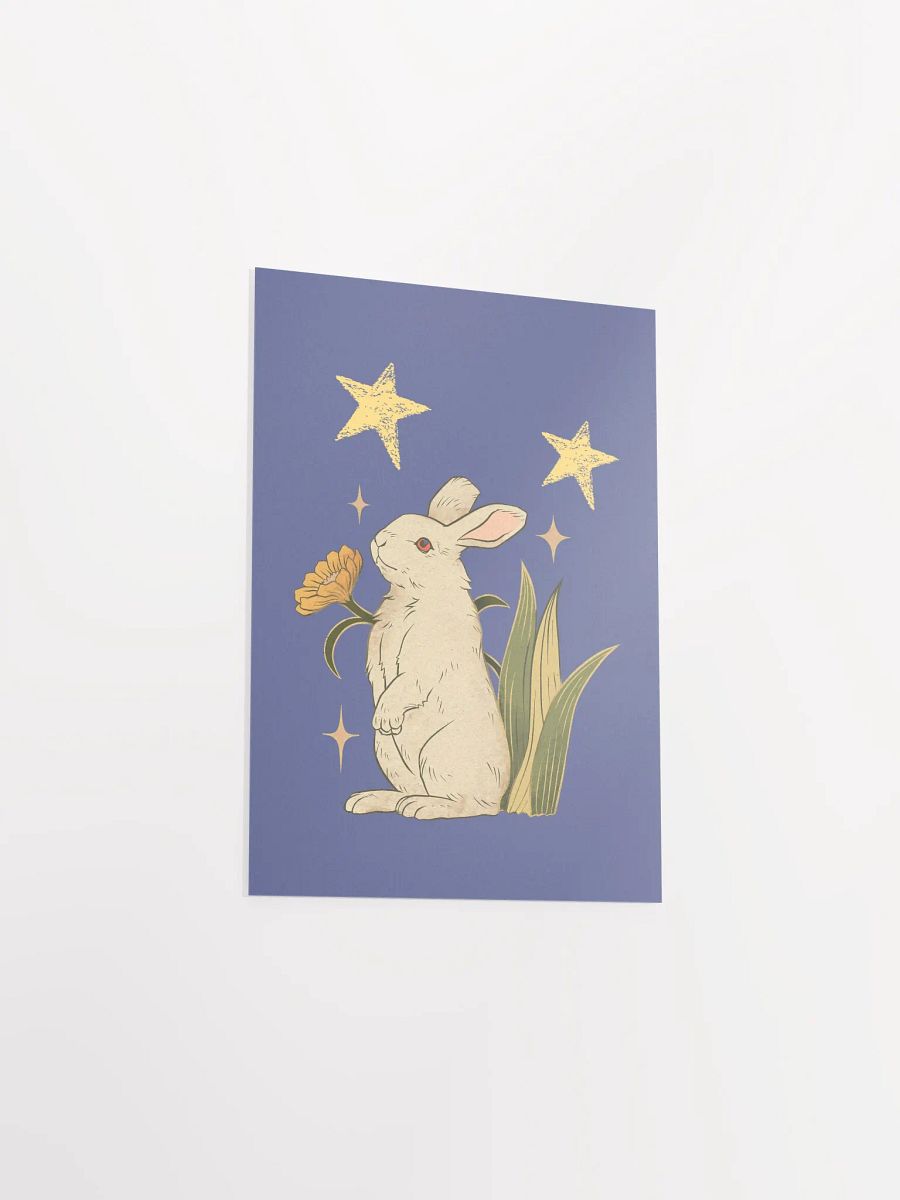 Stargazing Rabbit | Poster product image (12)