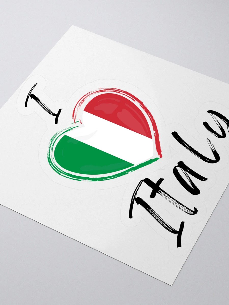 I Love Italy Sticker product image (8)