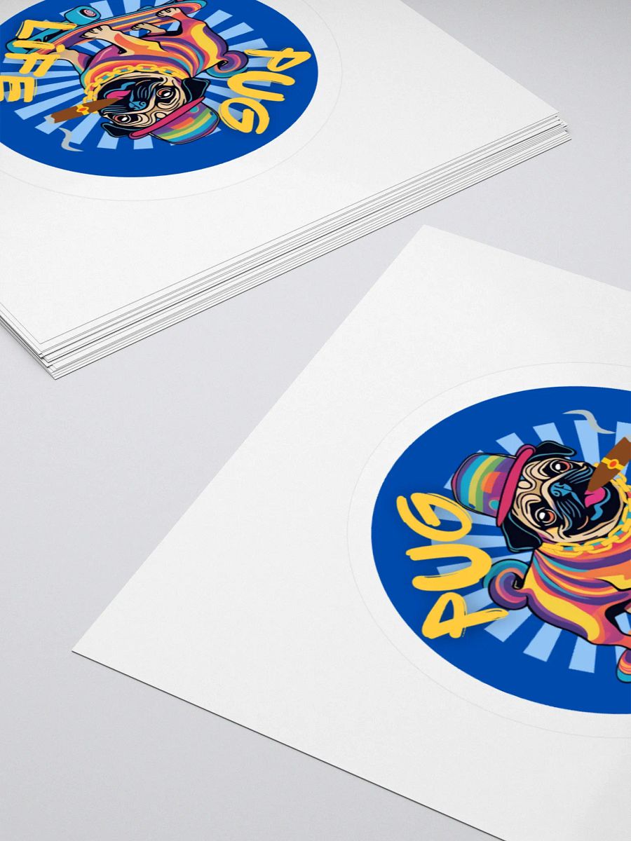 Pug Life Skateboarder Sticker product image (4)