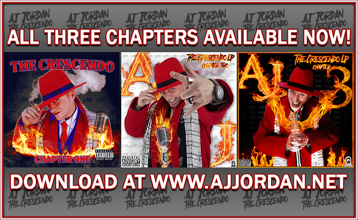 AJ Jordan - The Crescendo LP's (Chapters 1, 2, & 3) - DIGITAL DOWNLOAD W/ EXTRAS product image (1)