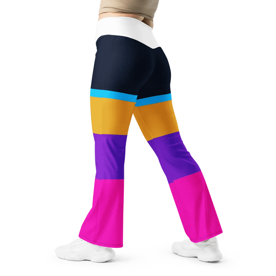 Color Block Flare Leggings product image (3)