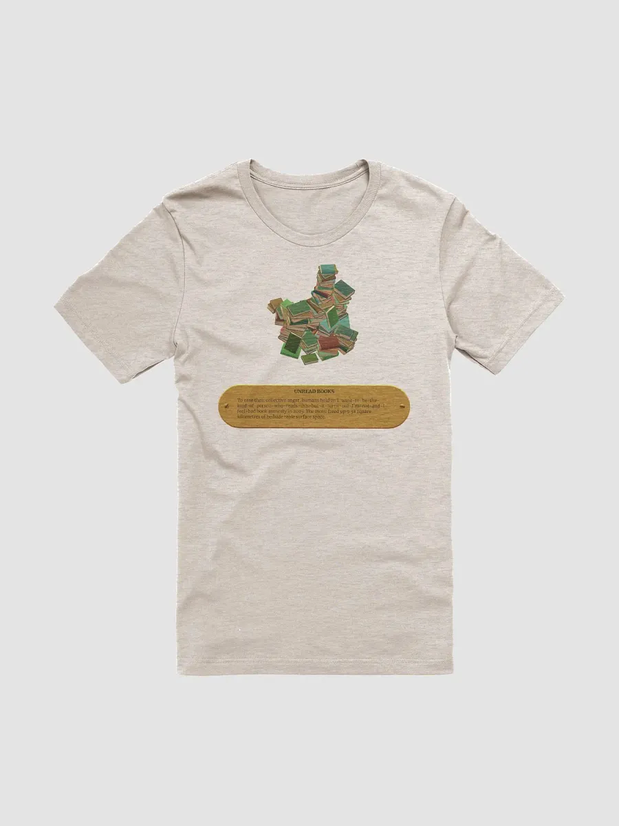 A Monster's Expedition T-Shirt - Pile of Unread Books Exhibit product image (1)
