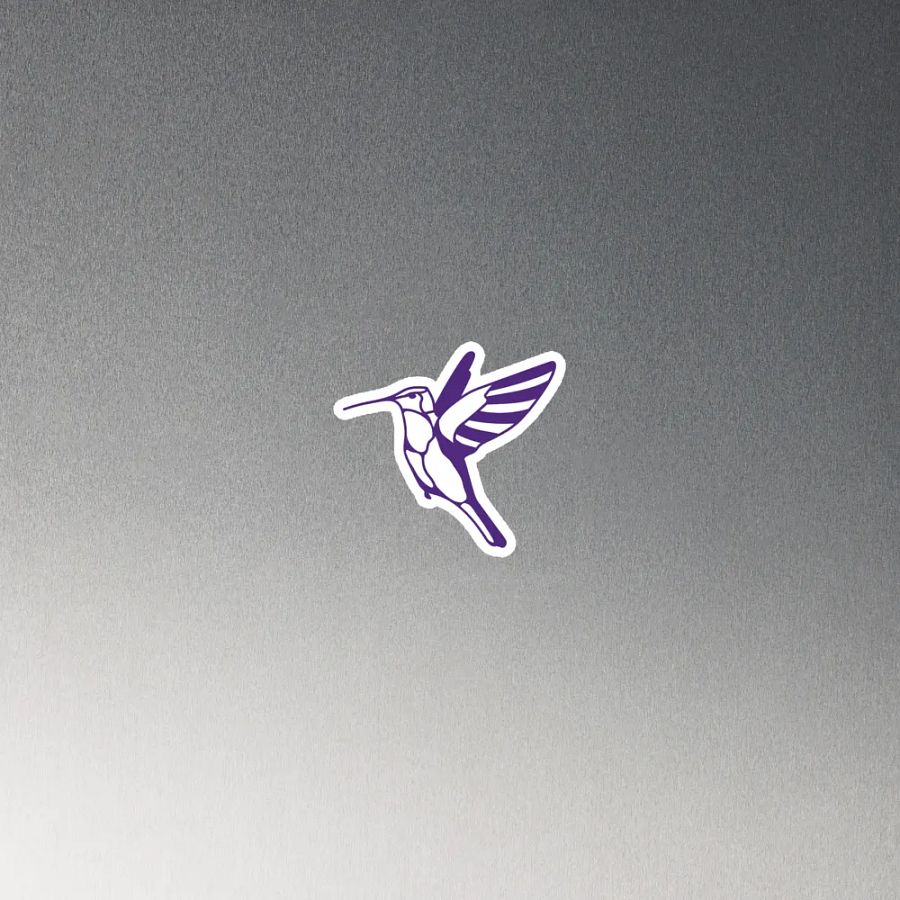 Elegant Hummingbird Die-Cut Magnet product image (4)