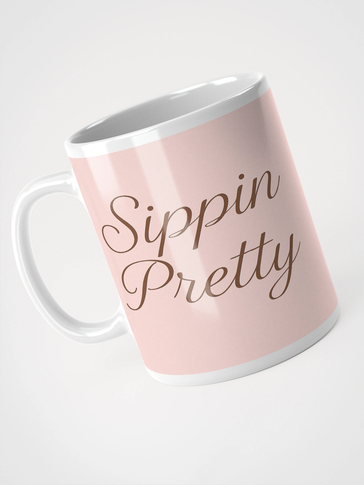 Sippin Pretty White Glossy Mug product image (7)