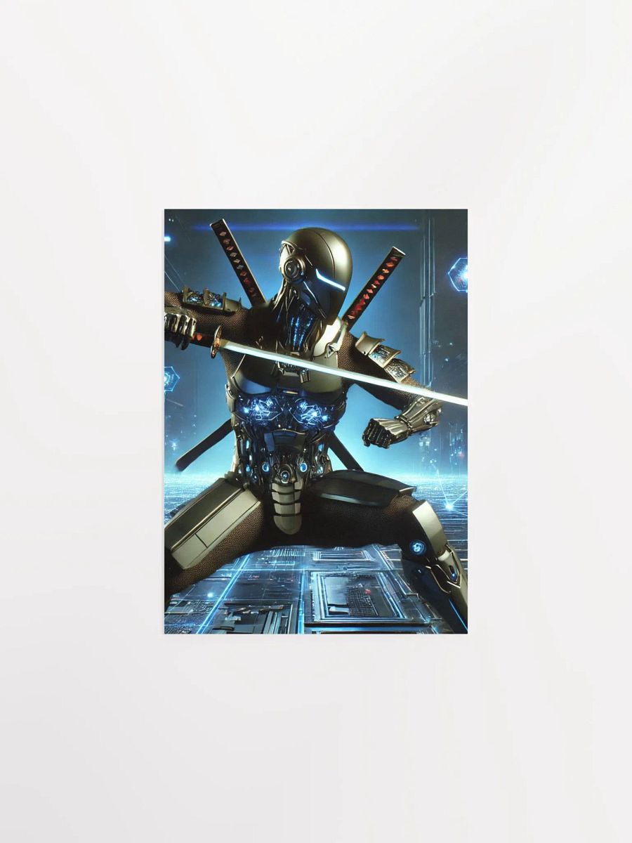 Futuristic Samurai Warrior Poster product image (13)
