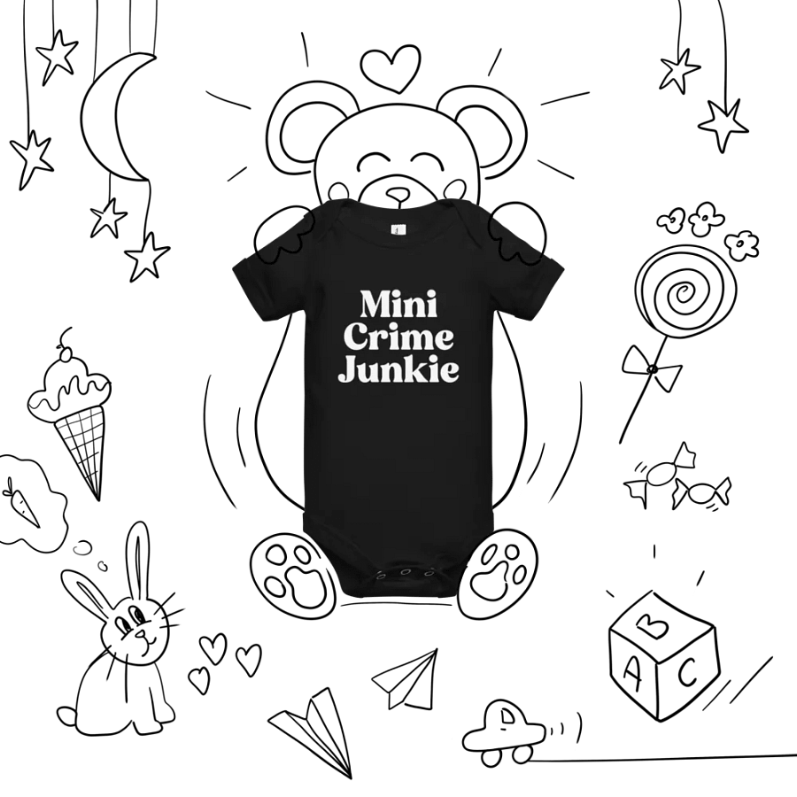 Mini Crime Junkie Onesie product image (8)