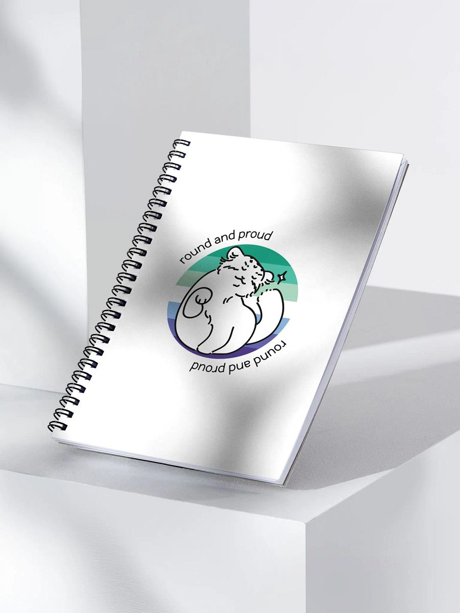 Round and Proud Manul Gay MLM Version - Spiral Notebook product image (3)