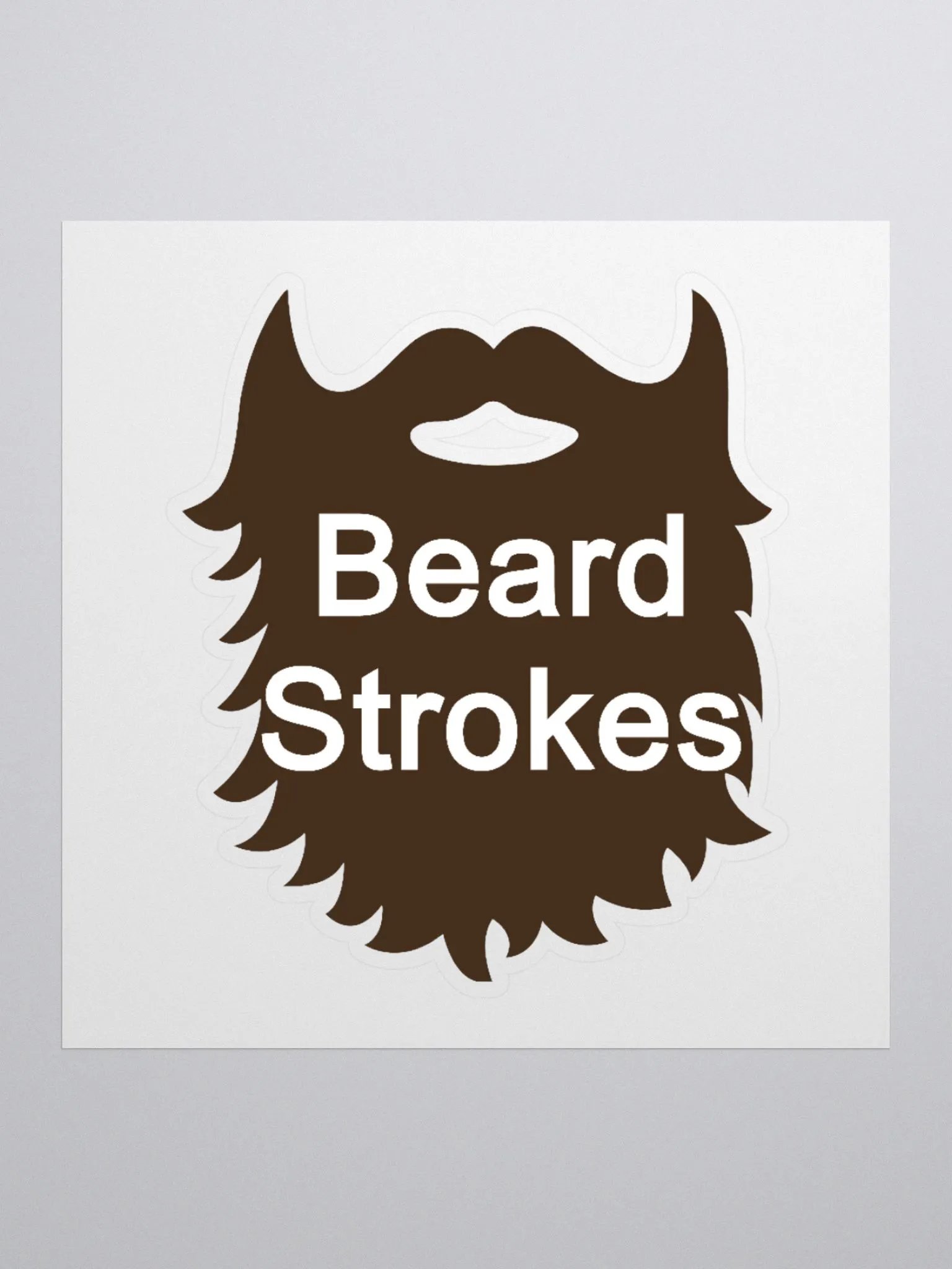 Beard Strokes Sticker product image (1)