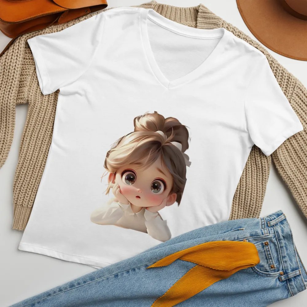 Bella+Canvas Women's Relaxed V-Neck T-Shirt product image (7)