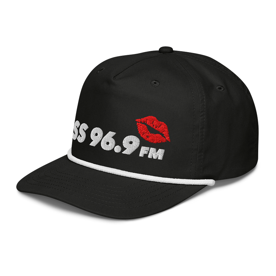 Kiss 969 Logo embroidered black hat product image (3)