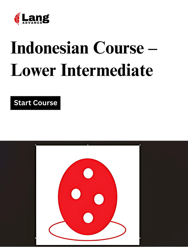 Indonesian Lower Intermediate-Level Course product image (1)