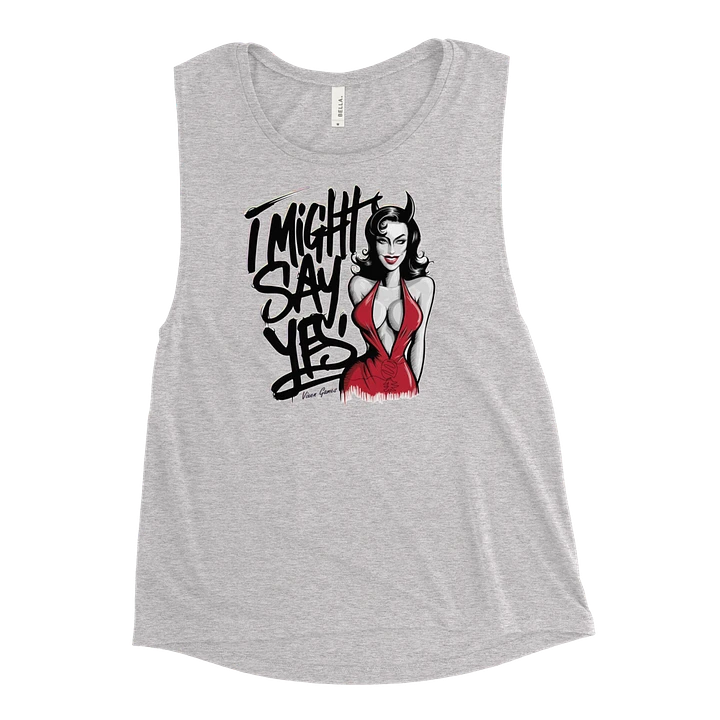 I might say yes devilish hotwife flowy tank top product image (34)