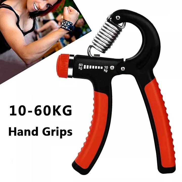 New ProductHand Grip Strength Power Trainer Gripper Strengthener Adjustable Gym Exerciser product image (1)