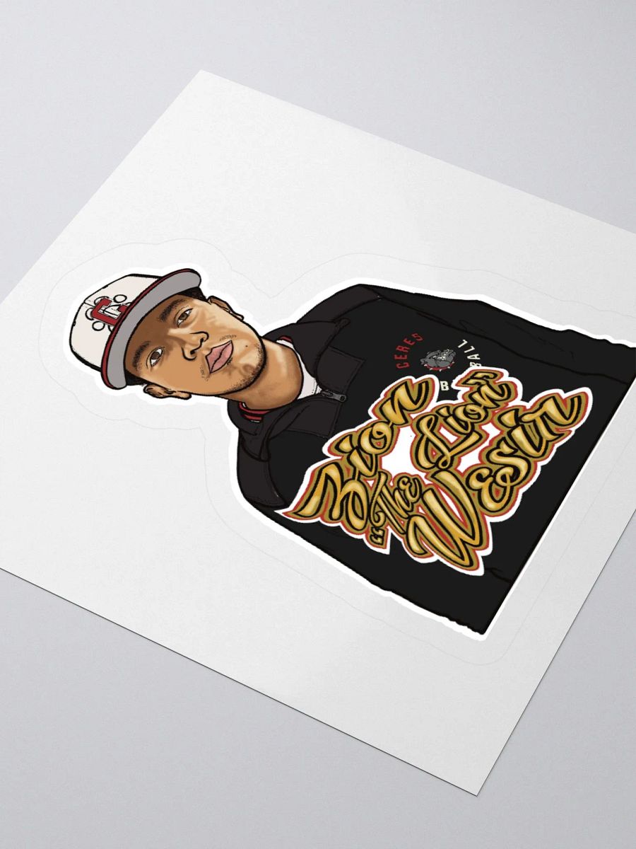 Zion "The Lion" Sticker product image (3)