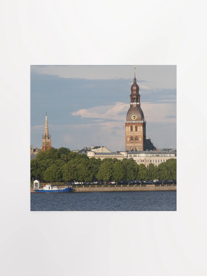 Riga - Old Town & Daugava River from Vansu Bridge Viewpoint - Print/poster product image (1)