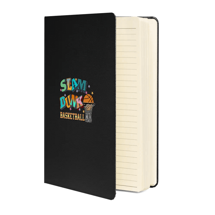Basketball Slam Dunk Black Notebook product image (2)