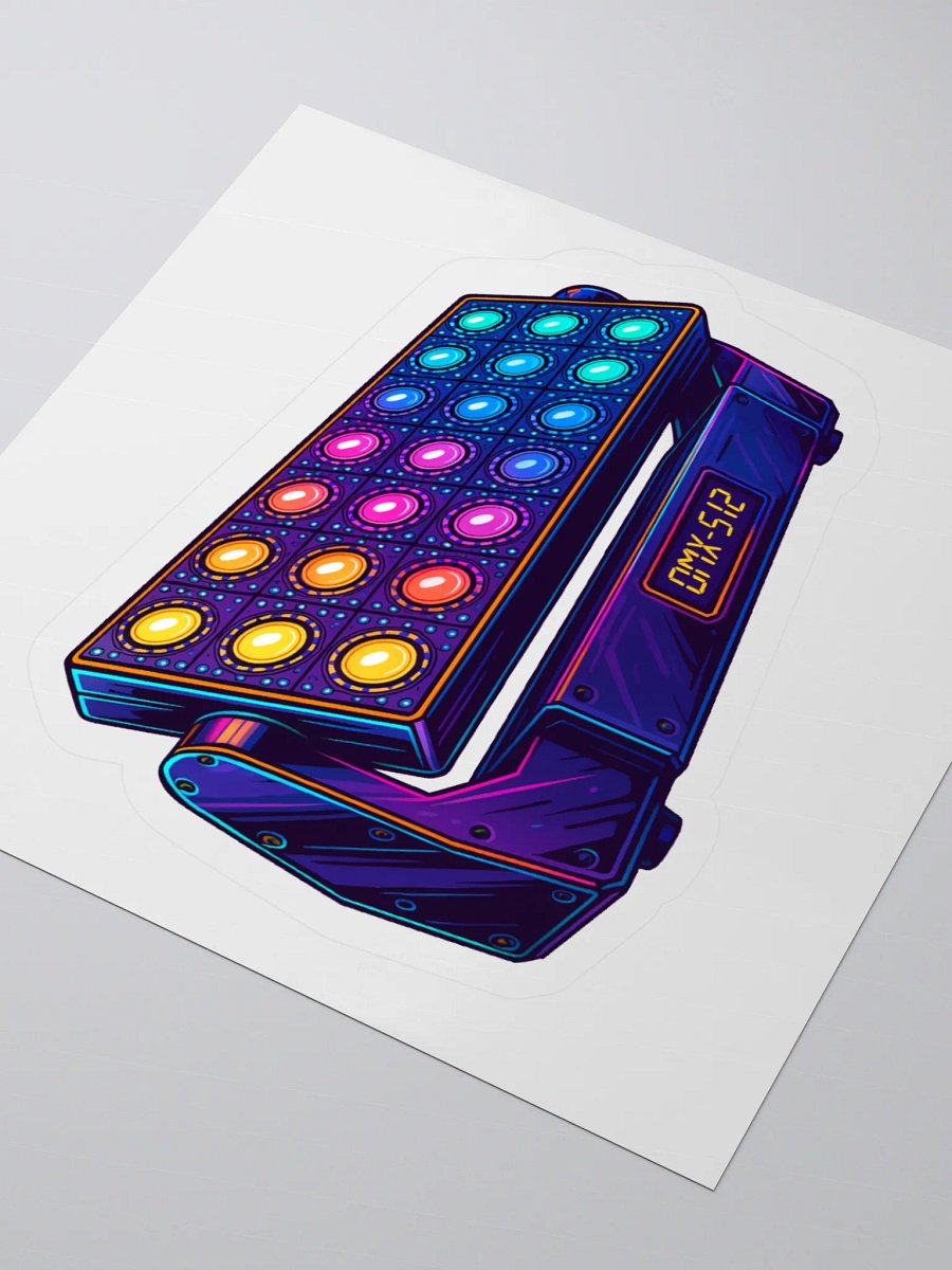 Theatrically Jerry: "Rainbow Wash" LED Moving Head Wash Light Stickers product image (7)