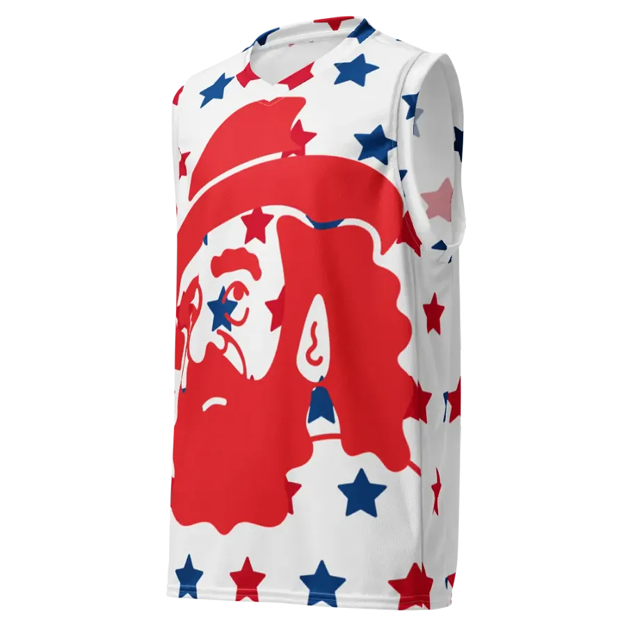 Starry Hoopster: All-Over Print Basketball Jersey product image (1)