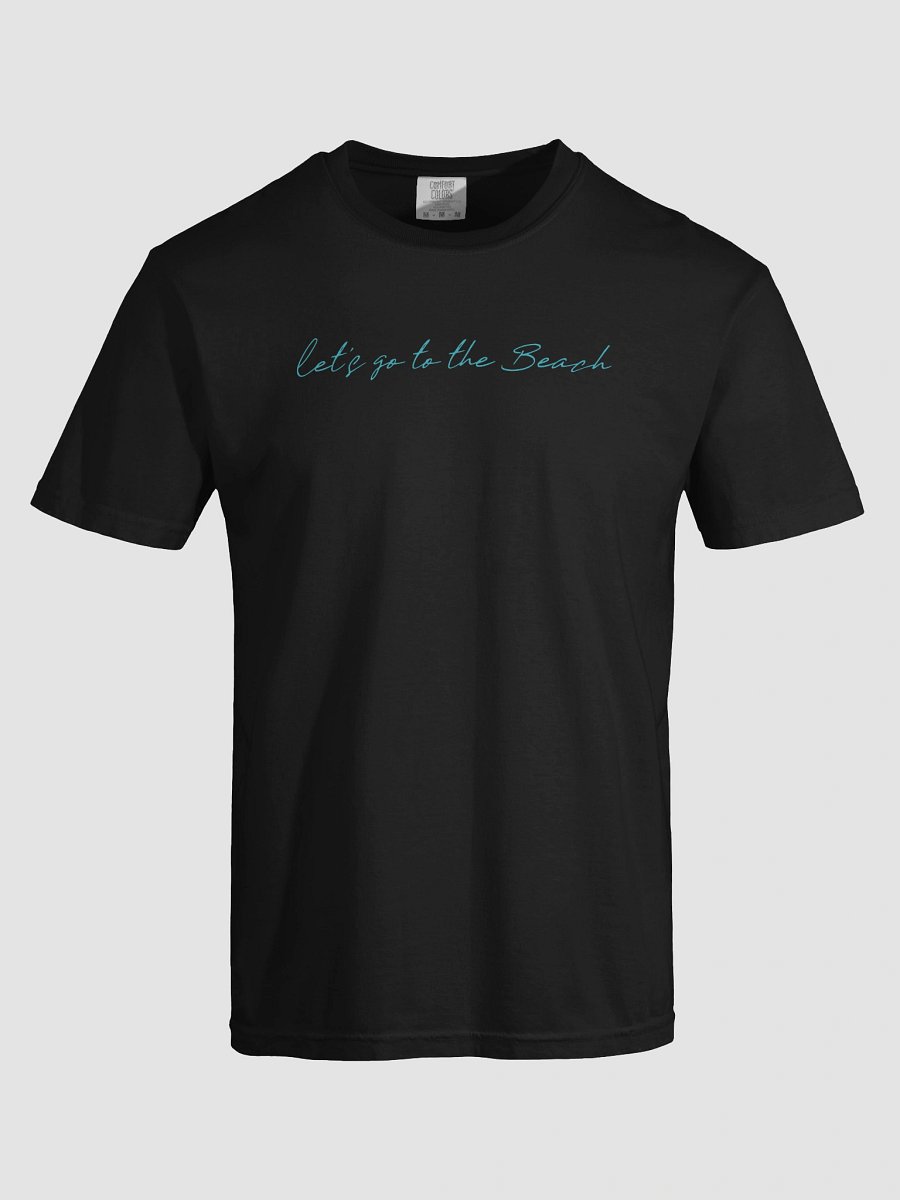 let's go to the beach Dyed Heavy t shirt product image (7)