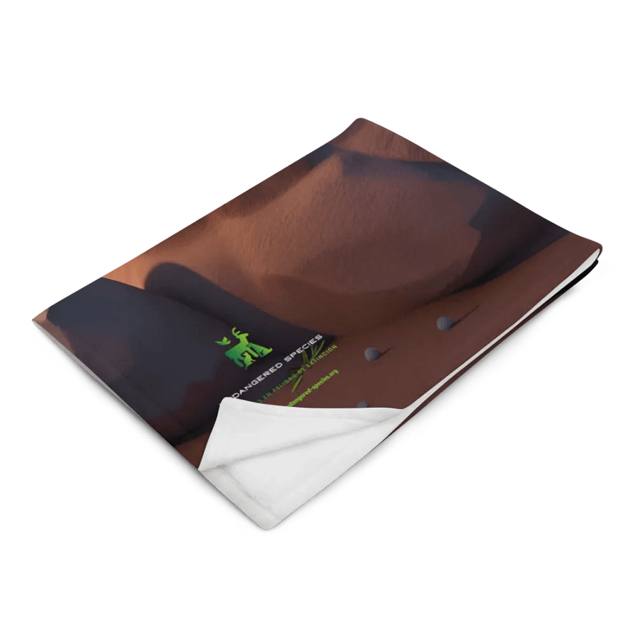 Endangered Species - Mexico - Volcano Rabbit Throw Blanket product image (4)