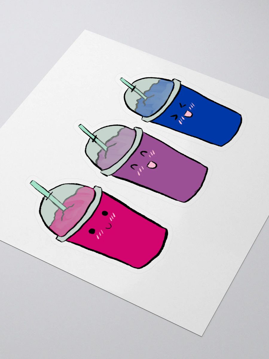 Slushie Buddies: Bisexual Flag Stickers product image (7)