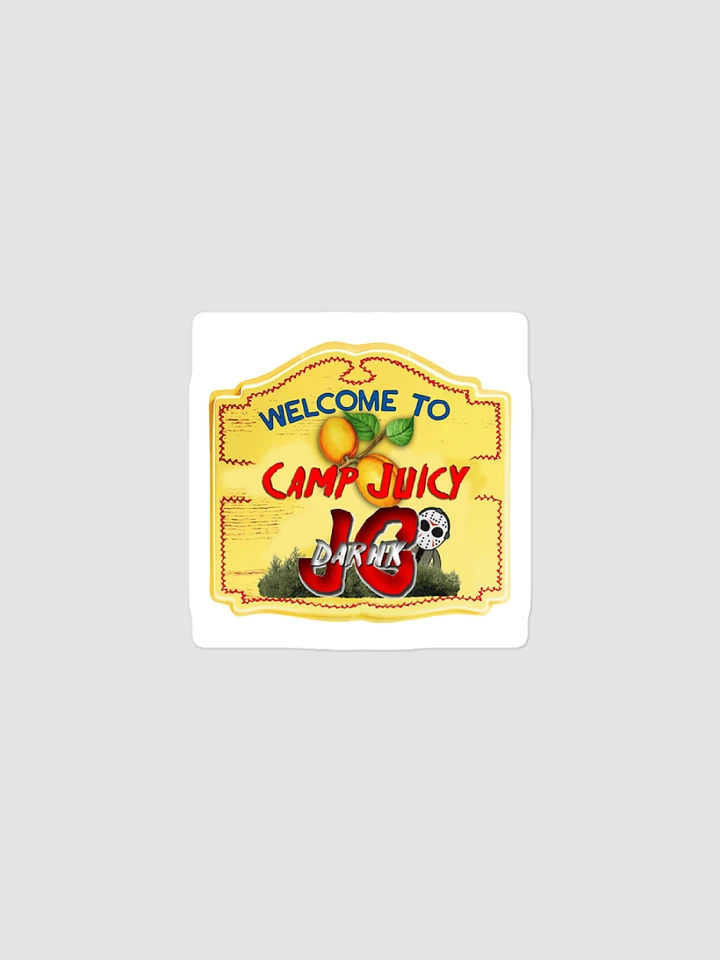 Camp Juicy Sticker product image (1)