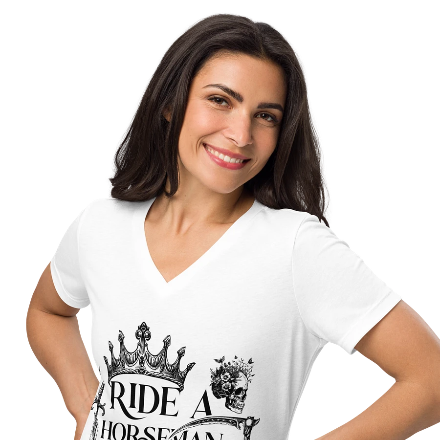 Ride a Horseman Bella+Canvas Women's Relaxed V-Neck T-Shirt product image (34)