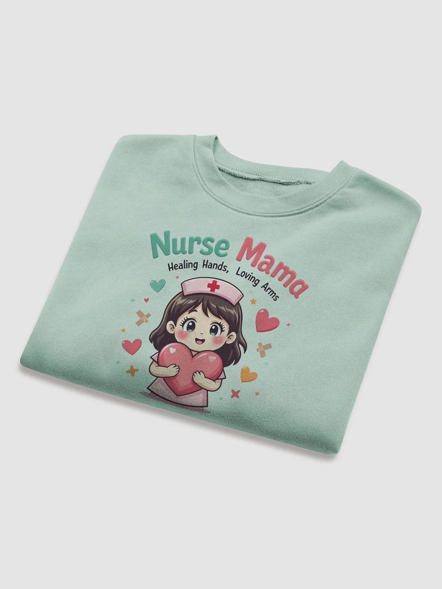 Nurse Mama Fleece Crop Sweatshirt product image (24)