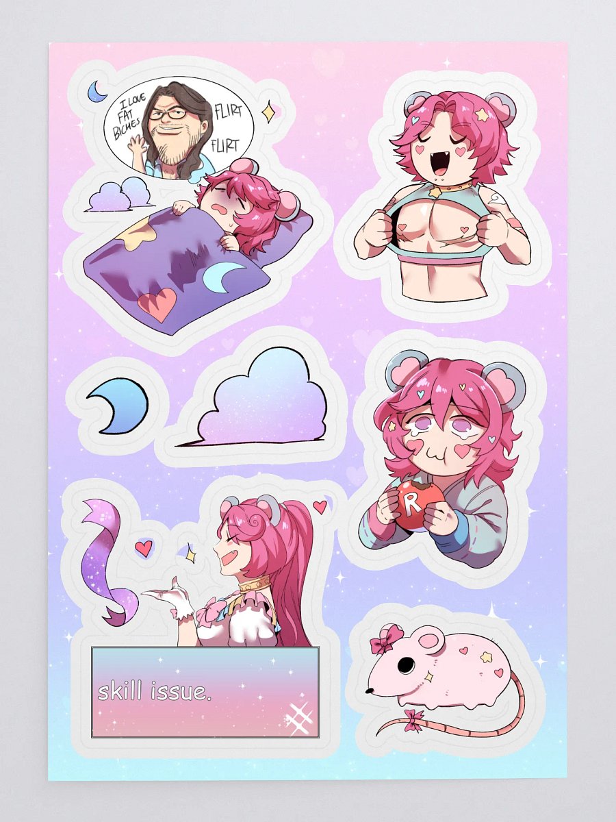 ♡ Ratbabbey Sticker Sheet 1 ♡ product image (3)