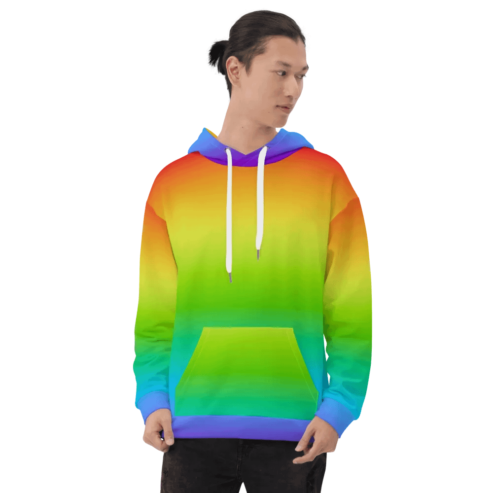 Rainbow Recycled Unisex Hoodie product image (8)