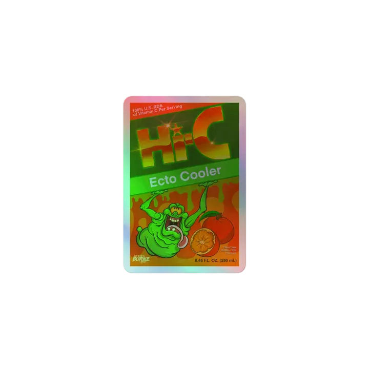Hi-C Ecto Cooler Reissue Juice Box Holofoil Sticker product image (1)