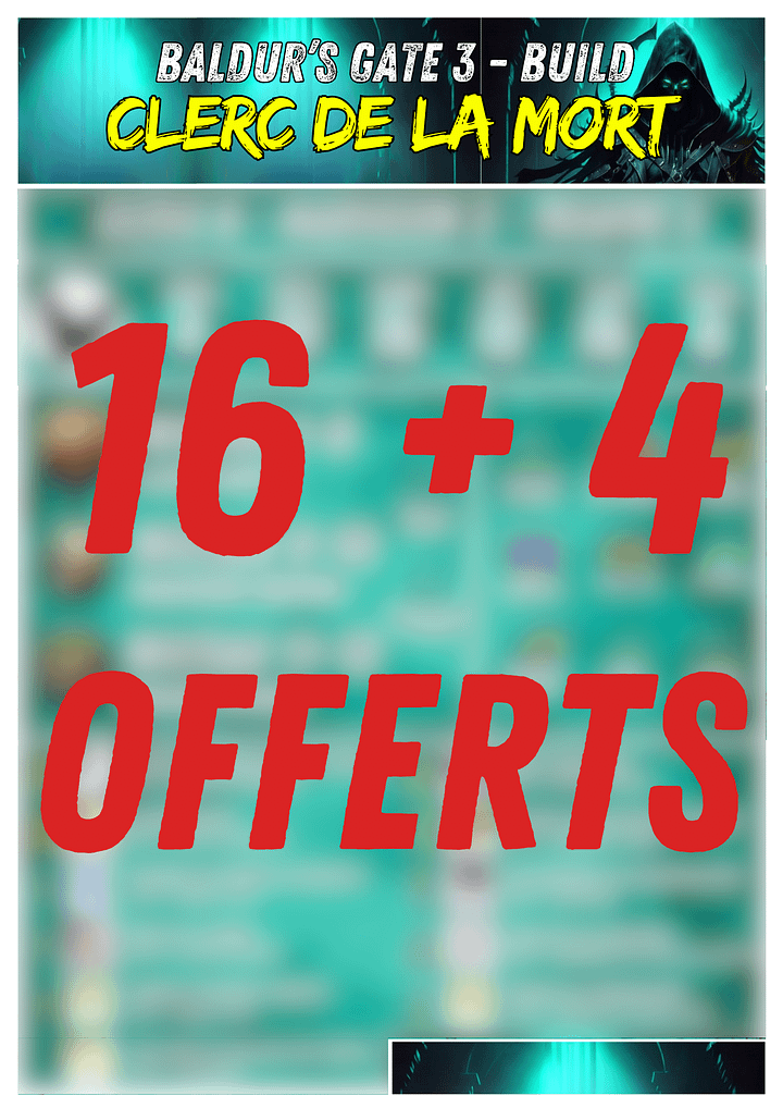 PACK de 20 Builds Baldur's Gate 3 product image (1)