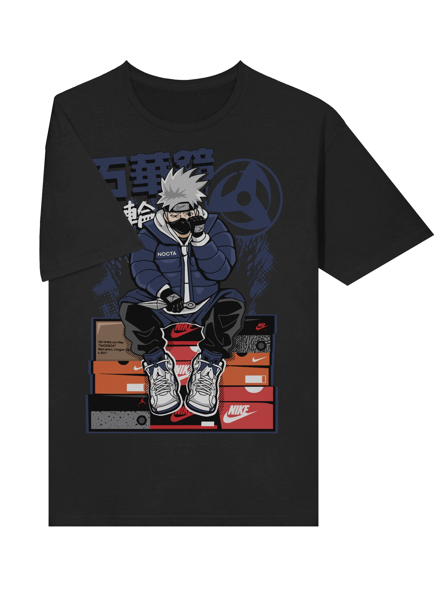 Naruto – Kakashi Hatake – Streetwear Sneaker Stack – Gildan Softstyle T-Shirt product image (3)
