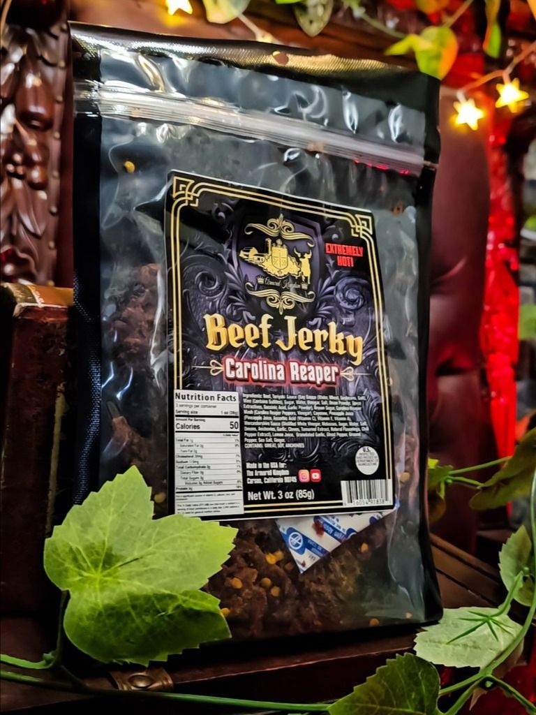 The Armored Kingdom Carolina Reaper Jerky product image (4)
