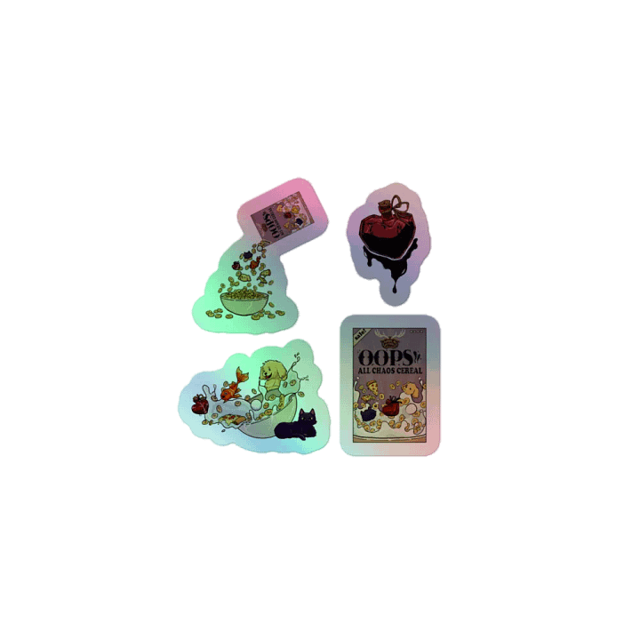 Oops! all chaos cereal set holographic product image (1)