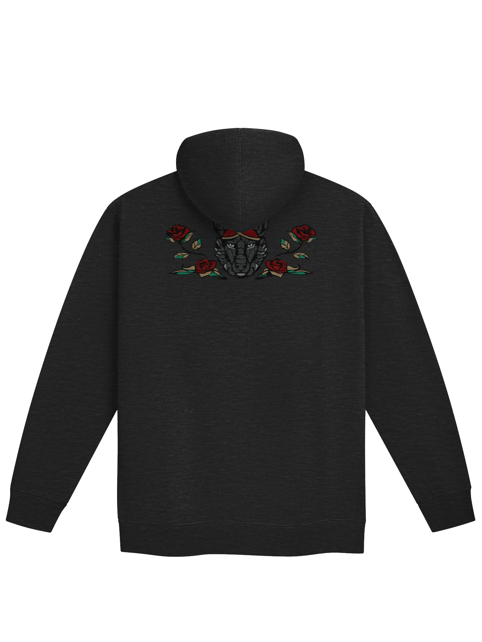 Zip-up Hoodie - Wolf & Roses product image (1)