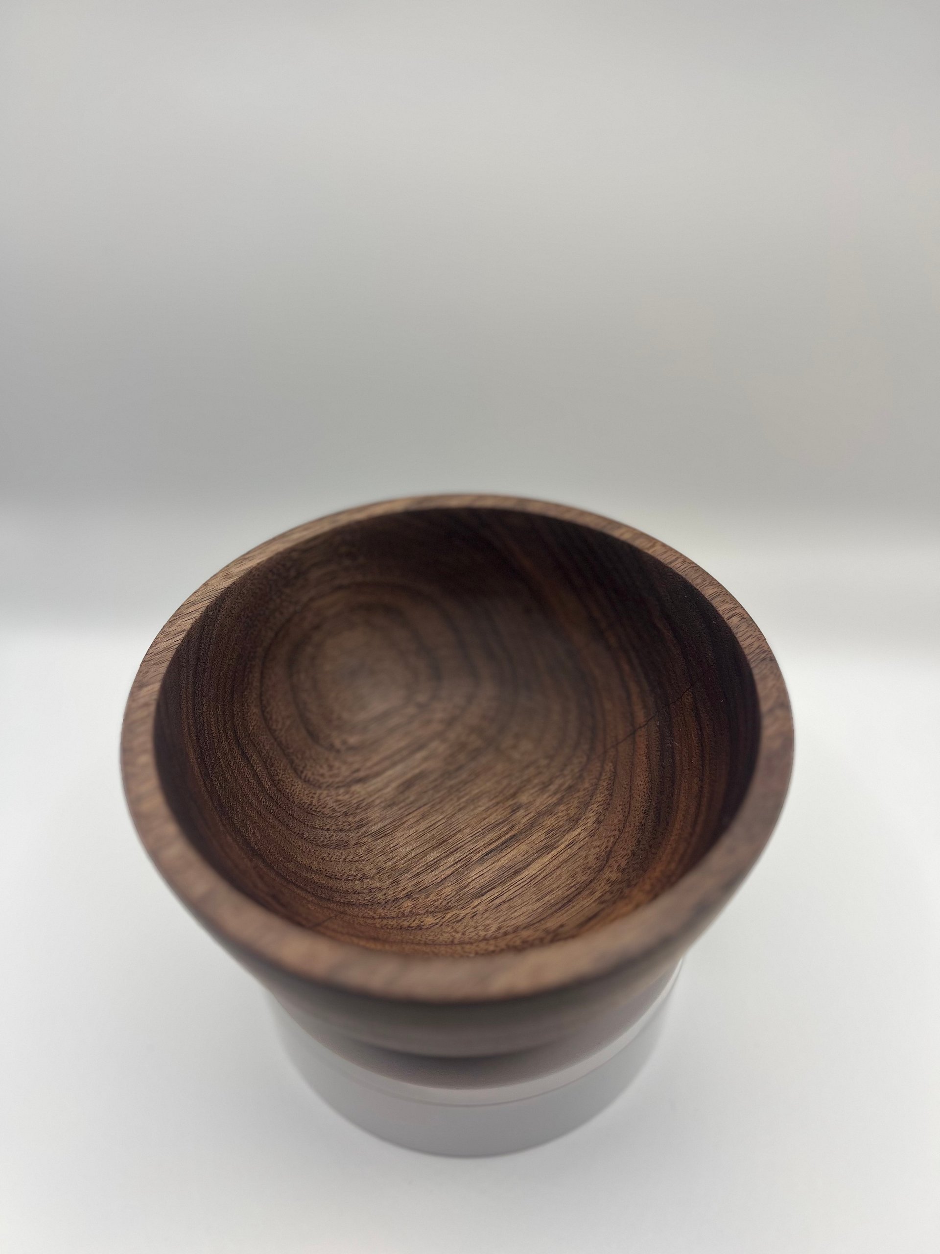 🌿 Black Walnut Bowl – 5.5” Hand-Turned Live on TikTok | Solid Black Walnut Wood product image (4)