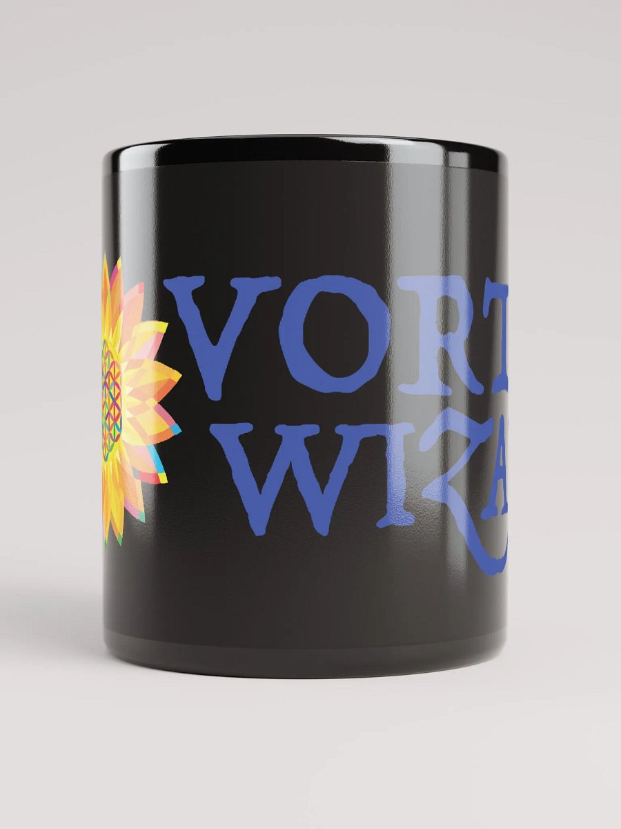 SACRED GEOMETRY VORTEX WIZARD • black mug product image (9)